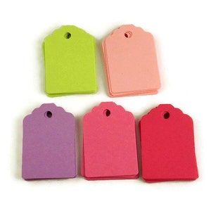 Funky Tags Price Tags Paper Gift Tags in  Butterfly Wings Set of 50