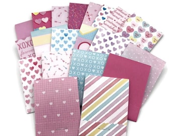 20 Valentines Matchbook Notepad  Party Favor in Sweet Hearts Day