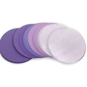 Two Inch Paper Die Cut Circles 2 inch Circles in Purple Passion image 1