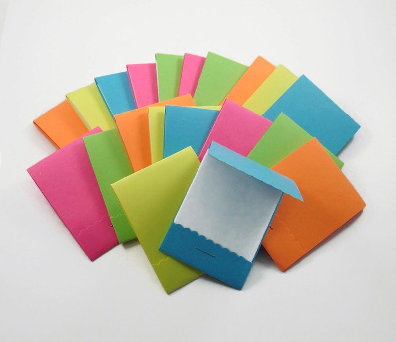 Mini Notepads Set of 20 Match Books Mini Note Pads in South Beach image 2