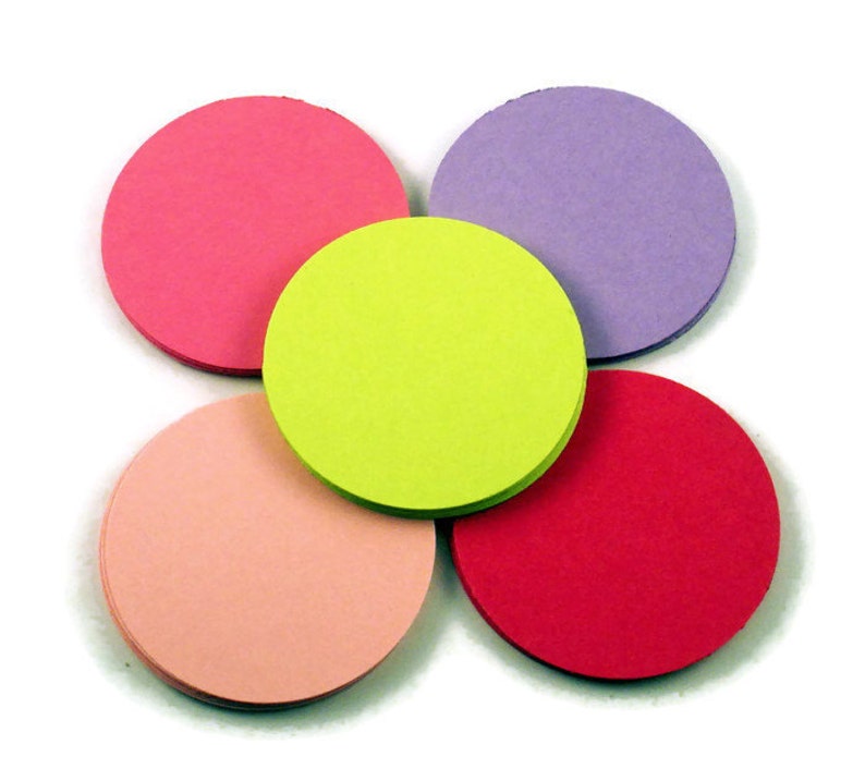 Three Inch Paper Die Cut Circles 3 Inch Circles in Butterfly Etsy