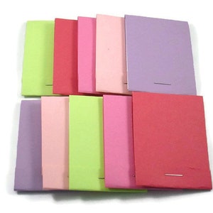 20 Matchbook Notepads   Match Books Mini Note Pads in Butterfly Wings