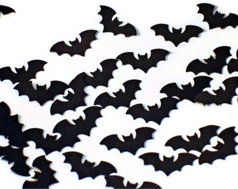 Paper Confetti Funfetti Bats in Black Quantity 300 Pieces