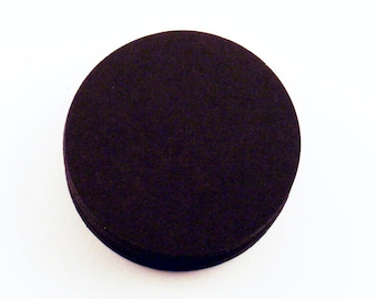 Die Cut Paper Circles  2 inch Circles in  Jet Black Quantity 50