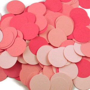 Funfetti Confetti Large Dots in Pink Pop Quantity 250 image 1