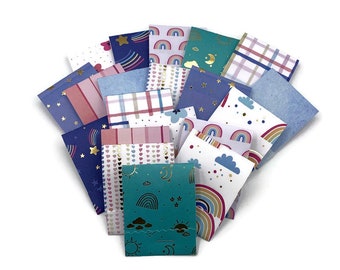 Party Favor Set of 20 Mini Matchbook Notepads in Sweet Memories