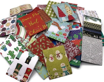 30 Matchbook Notepads Matchbook Favors in Funky Christmas Mix