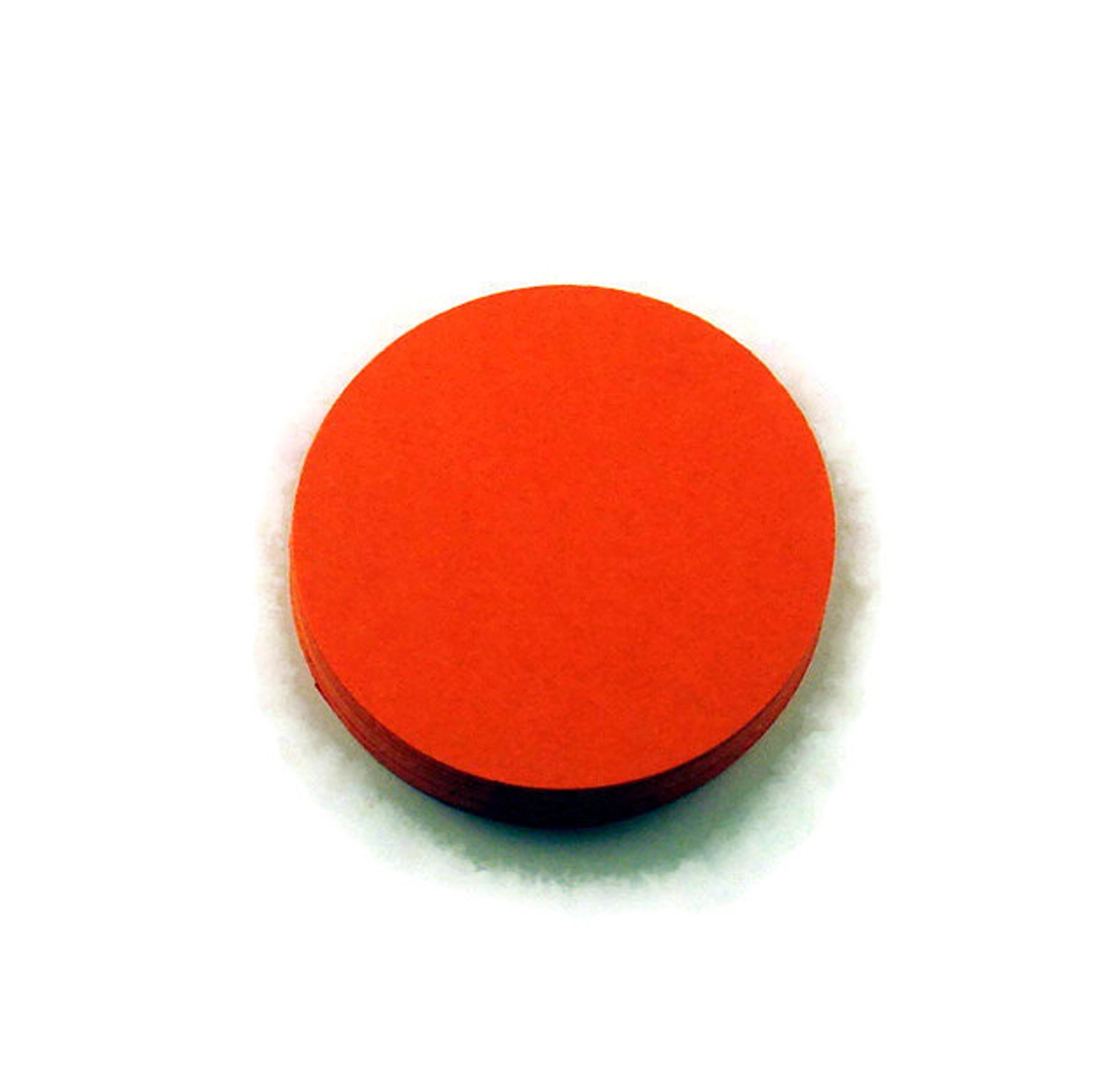 1.5 Inch Die Cut Paper Circles in Orange Quantity of 50 Etsy