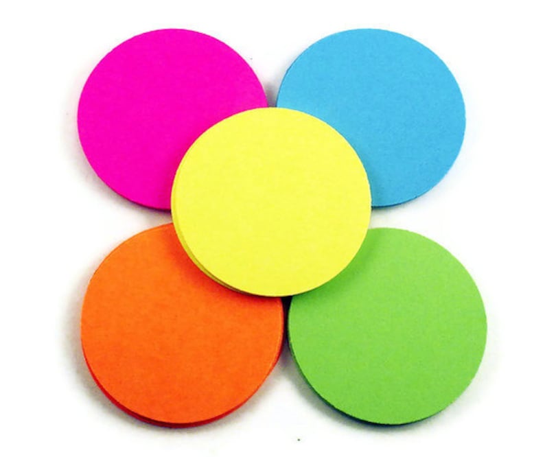 Paper Die Cut Circles 1.5 inch Circles in South Beach Etsy