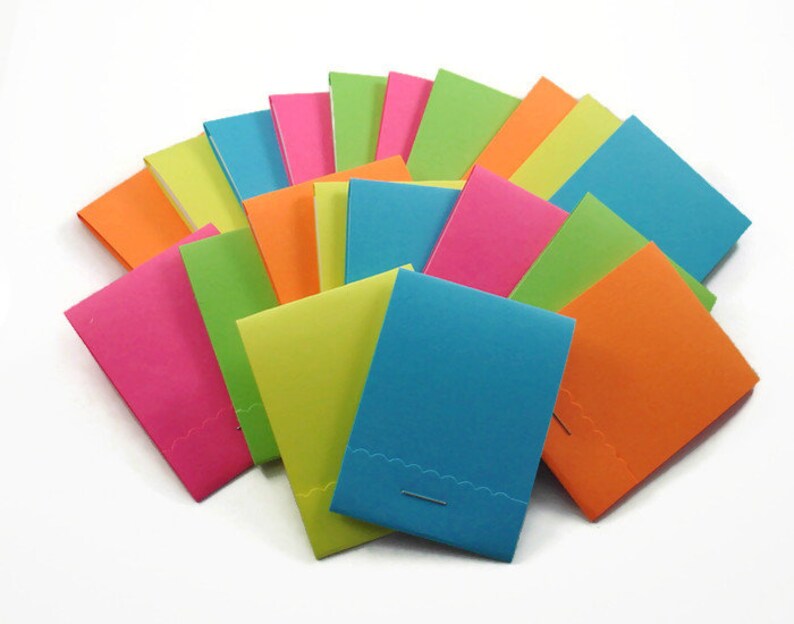 Mini Notepads Set of 20 Match Books Mini Note Pads in South Beach image 1