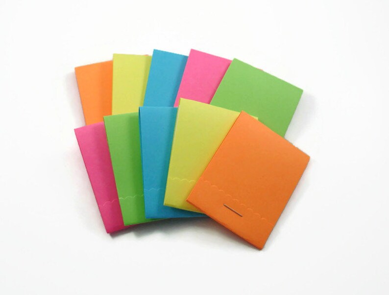 Mini Notepads Set of 20 Match Books Mini Note Pads in South Beach image 3