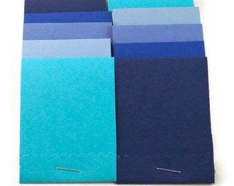 20 Matchbook Notepads   Match Books Mini Note Pads in Jazzy Blues