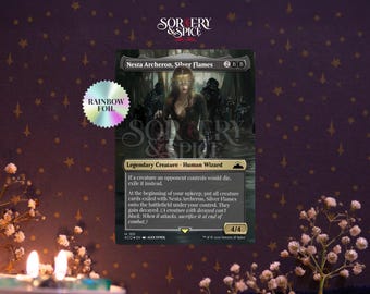 acotar mtg cards ACOTAR Series MTG Proxy Trading Card - the Cauldron (agatha's Soul  Cauldron)