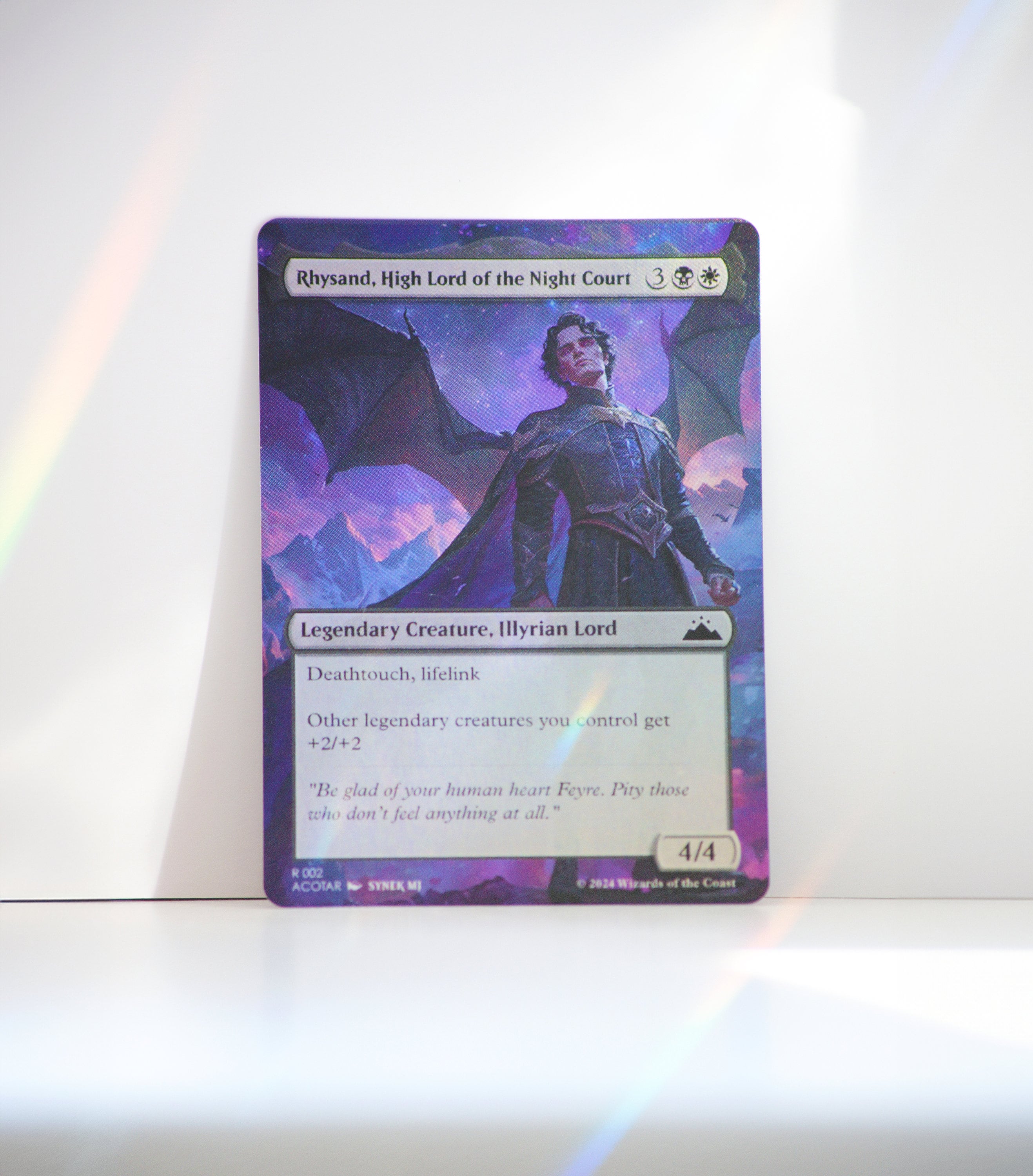 ACOTAR Series MTG Proxy Trading Card - Night Court Theme - Rhysand (arvad  the Cursed) - Etsy