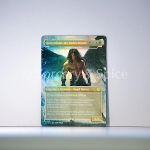 Caza a Athalar, la Umbra Mortis - Serie Crescent - Carta de intercambio de cartas MTG Proxy (Atraxa, la voz de los pretores) - Arcoíris