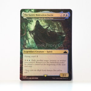ACOTAR Series MTG Proxy Trading Card - the Suriel, Malevolent Faerie (abuelo, Ancestral Echo) - Rainbow Foil - Etsy ACOTAR Series MTG Proxy Trading Card - the Suriel, Malevolent Faerie (abuelo, Ancestral Echo) - Rainbow Foil - Etsy