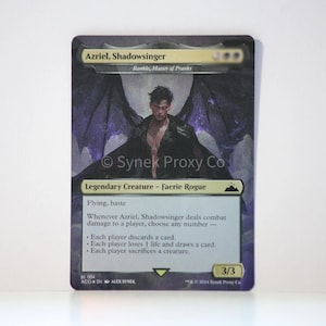 ACOTAR Series MTG Proxy Trading Card - Azriel, Shadowsinger (rankle, Master  of Pranks) - Rainbow Foil - Etsy