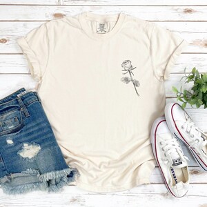 June Birth Month Flower Rose T-Shirt Gift, Birth Month Tshirt, Birth Month Flower T, Birthday Flower Gift, Birth Month Gift, Gift for Her