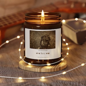 Custom Pet Memorial Candle, Pet Remembrance Gift, Dog Sympathy Gift, Pet Memorial Candle, Pet Memorial Gift, Dog Remembrance, Pet Sympathy