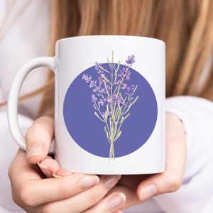 February Birth Flower Mug, Ceramic Birth Month Flower Mug, Birth Flower Cup, Birth Month Birth Flower Gift, Coffee Lover Gift, Friend Gift
