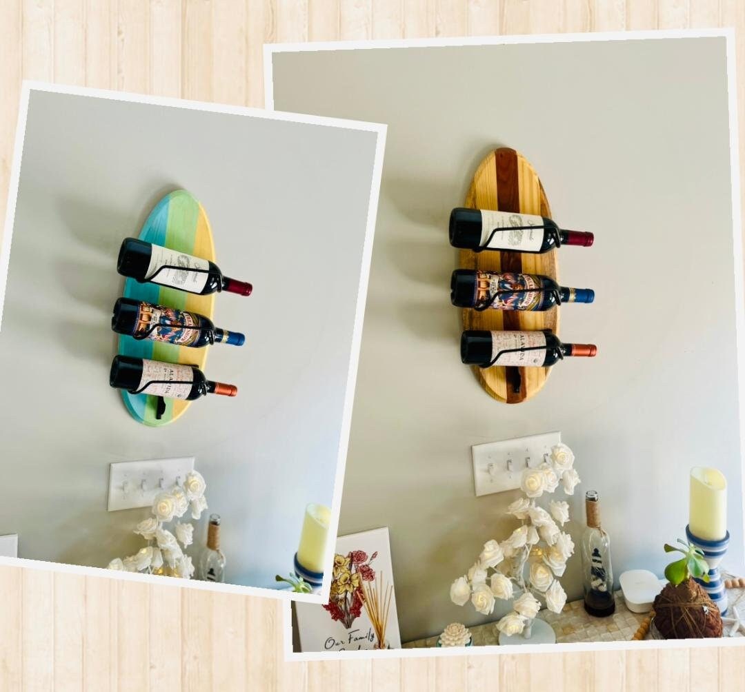 Sea Shell Wine Rack Surfboard Wine Rack - Etsy