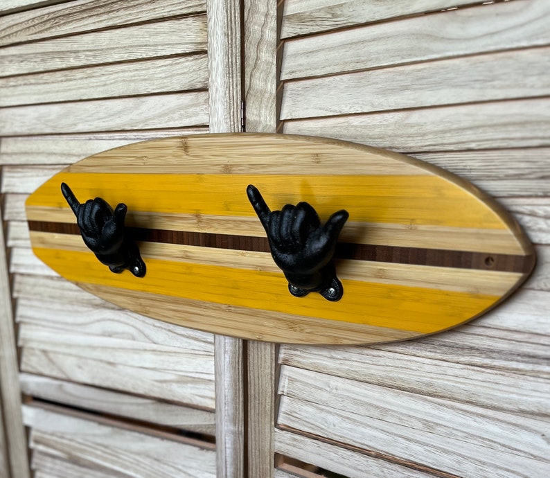 THE SHAKA surfboard display rack