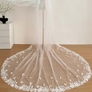 Tulle Wedding Cape: Hand-Sewn Bridal Shawl