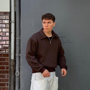 PDF sewing pattern Half Zip Pullover XS-XL