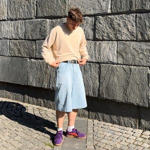 Modello di cucito PDF per pantaloni Baggy Jorts XS-XL