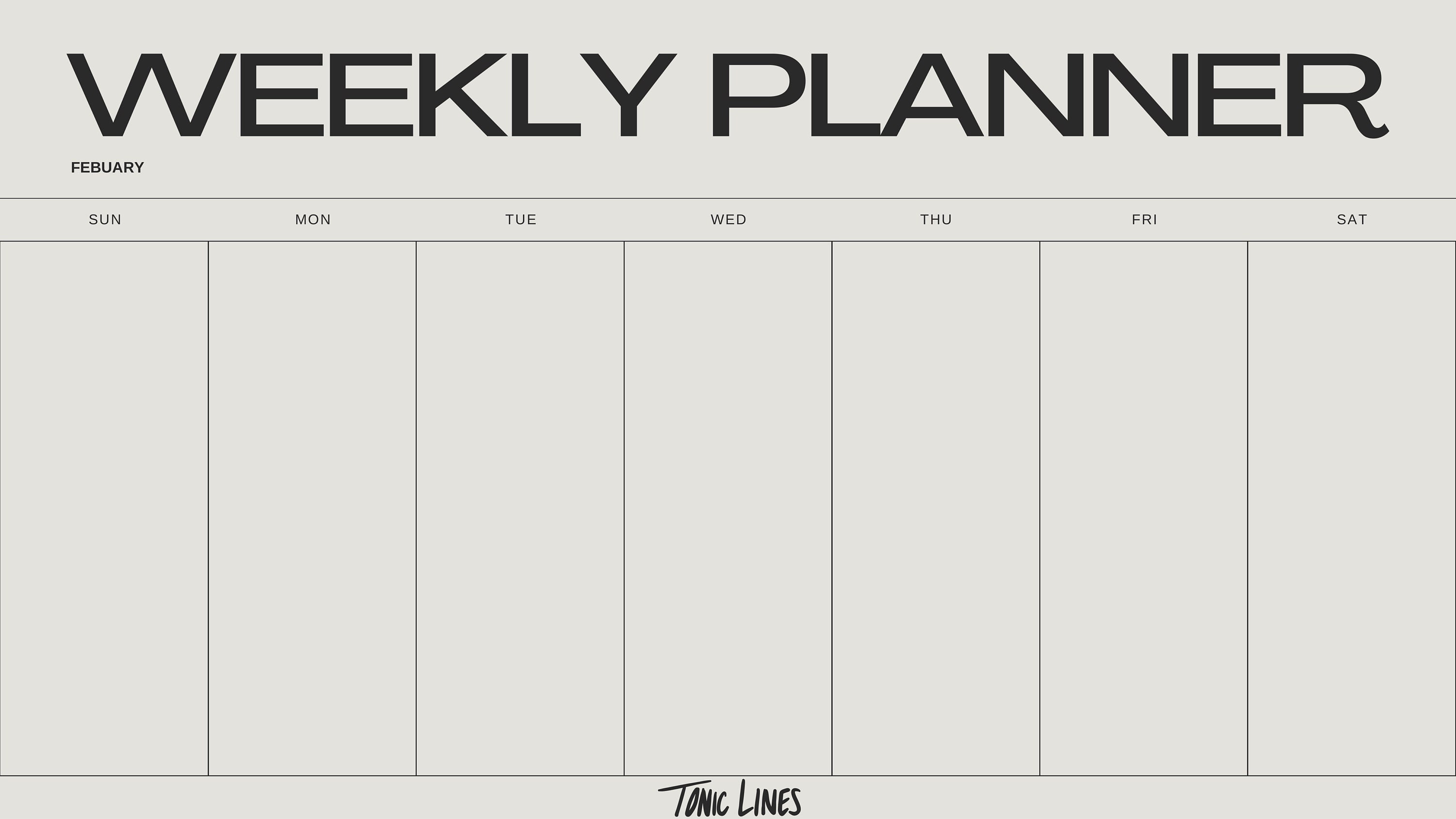 12 month weekly calendar pdf etsy