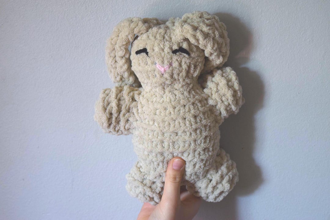 Loom Knit Bunny Pattern, Beginner Friendly Plush Rabbit (PDF Download ...