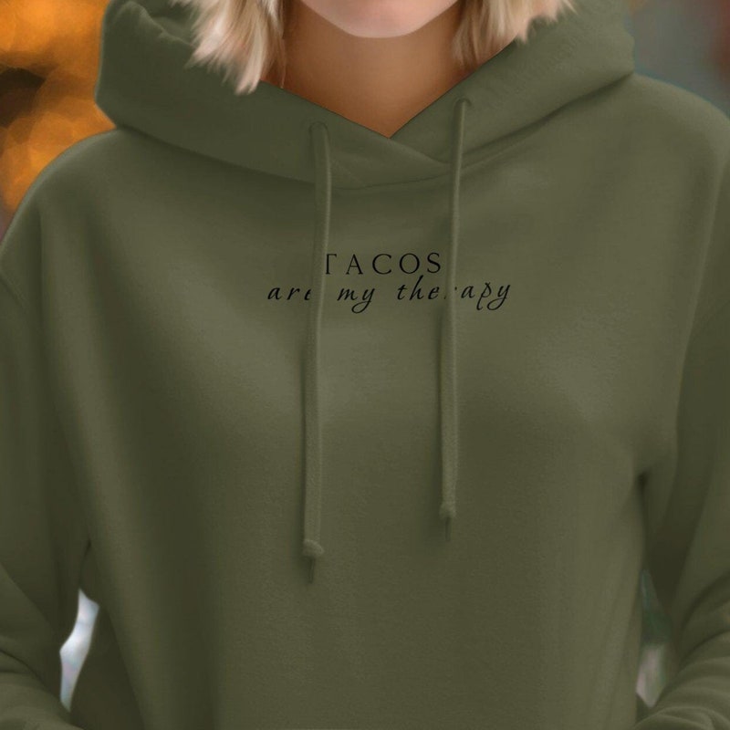 Unisex Fleece Zip Hoodie - Tacos Are Foreplay (White Logo)