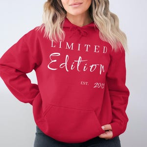 Limited Edition Hoodie EST 2012, Unique Birth Year Design, Custom Year Sweatshirt, Vintage Inspired Hoodie, Perfect Gift Idea