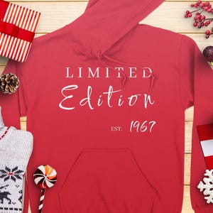 Limitierte Edition 1967 Hoodie Vintage Geburtsjahr Hoodie Klassisches Design 1967 Hoodie Limited Edition Hoodie Perfektes 1967 Geschenk