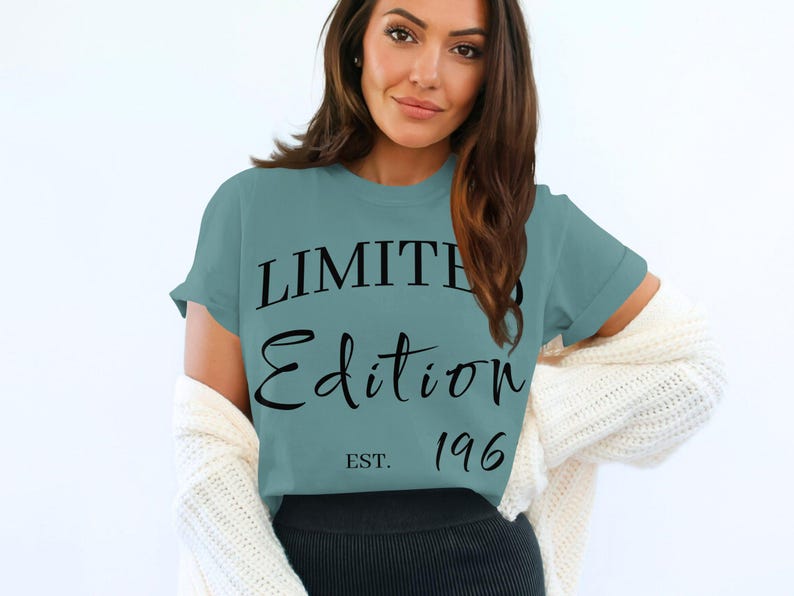Limited Edition 1961 Tee Customizable Comfort Colors 1717 Unisex Tee Shirt Personalized Funny Gift image 10