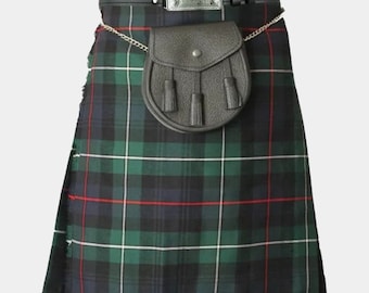 Clan Mackenzie Modern Men&#39;s Handmade 8 Yard Tartan Kilt - Kilt For Sale - Royal Kilts