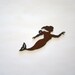 Mermaid Recycled Metal Pendant Cutout