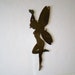 Large Fairy Rusted Metal Cutout