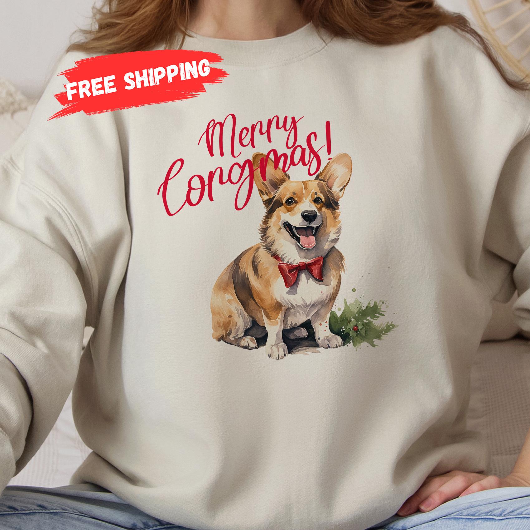 Corgi Christmas Sweater UK