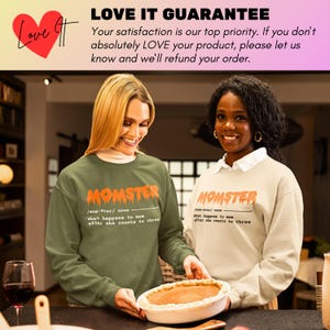Momster Sweatshirt, Momster Shirt, Funny Halloween Sweatshirt, Comfort Colors Fall Sweatshirt, Halloween Gift for Mom, Pumpkin Spice Shirt