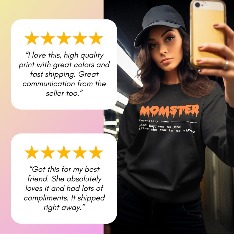 Momster Sweatshirt, Momster Shirt, Funny Halloween Sweatshirt, Comfort Colors Fall Sweatshirt, Halloween Gift for Mom, Pumpkin Spice Shirt