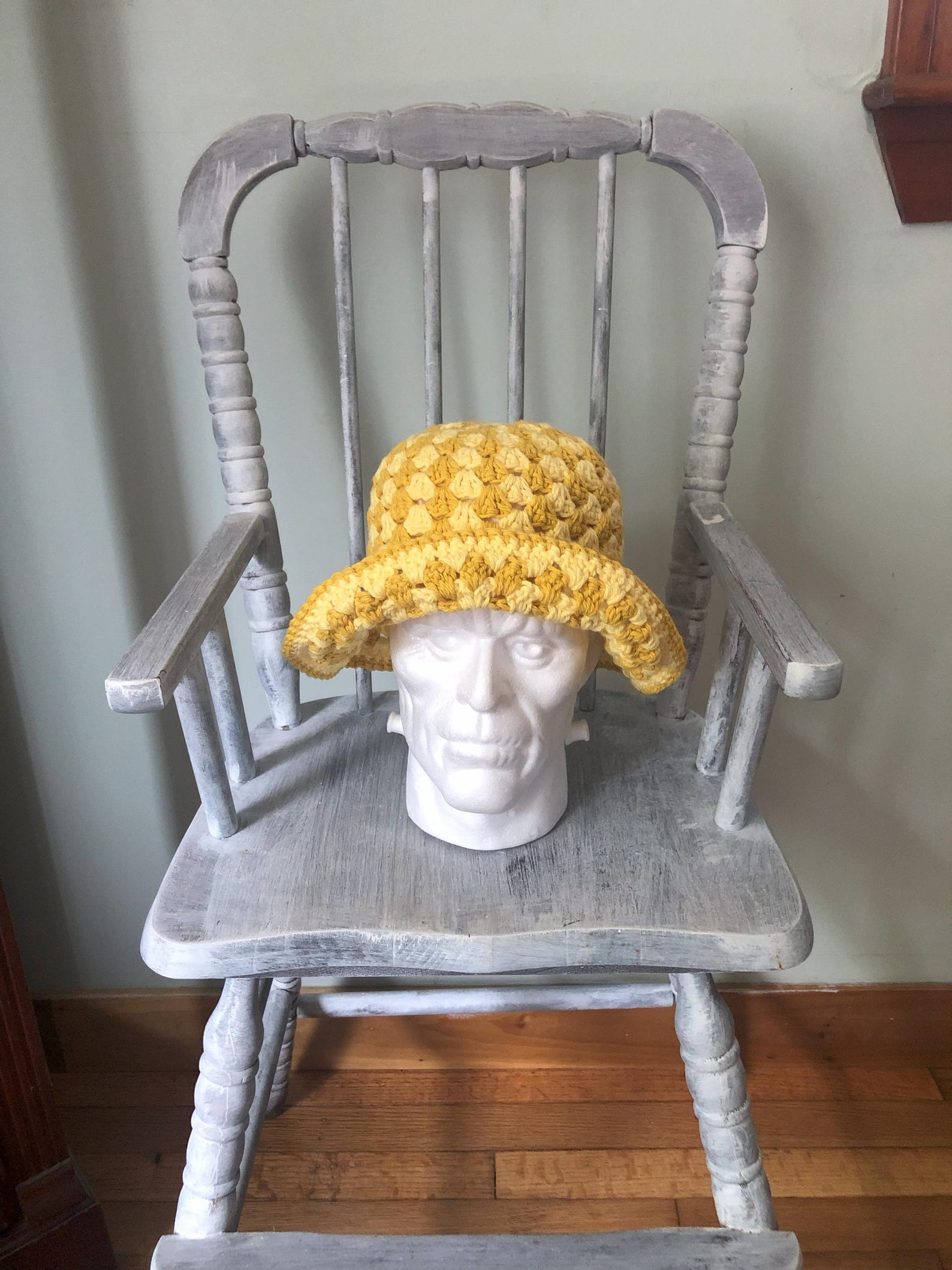 Sunshine Crochet Bucket Hat Handmade