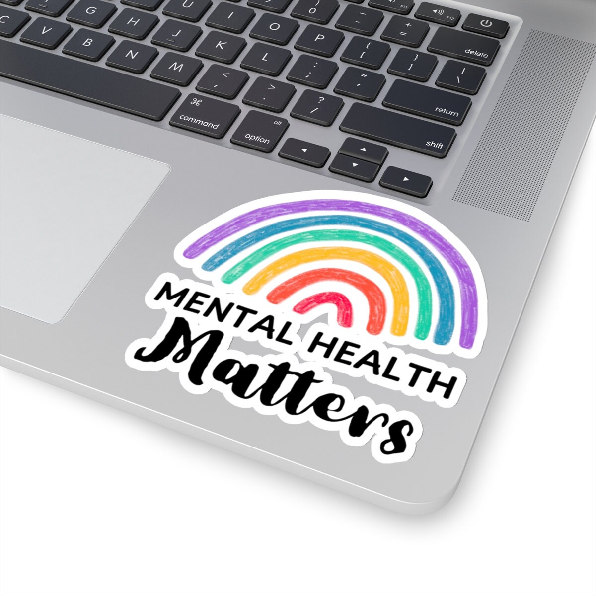 Mental Health Sticker Mental Health Matters Rainbow Mental Health Kiss ...