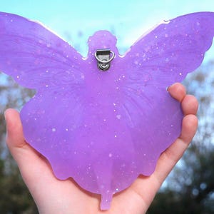 Handmade Resin Fairy Wall Decor, Kids Room Wall Art, Fairy Nursery Wall Decor, Room Decor Aesthetic, Fairy Home Decor, Fantasy Decor image 6