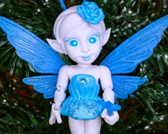 3D Printed Fairy Doll, Christmas Girls Figurine Doll, Daughter Birthday Gift, Fairy Gift For Girls, Gifts For Kids, Girls Room Decor