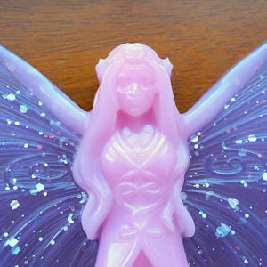 Handmade Resin Fairy Wall Decor, Kids Room Wall Art, Fairy Nursery Wall Decor, Room Decor Aesthetic, Fairy Home Decor, Fantasy Decor image 4