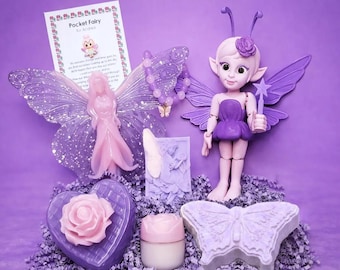 Fairy Gift Box, Personalized Kids Gifts, Girls Gift Box, Unique Kid Gift, Valentines Kids Gifts, Birthday Gift Box, Custom Girl Gifts