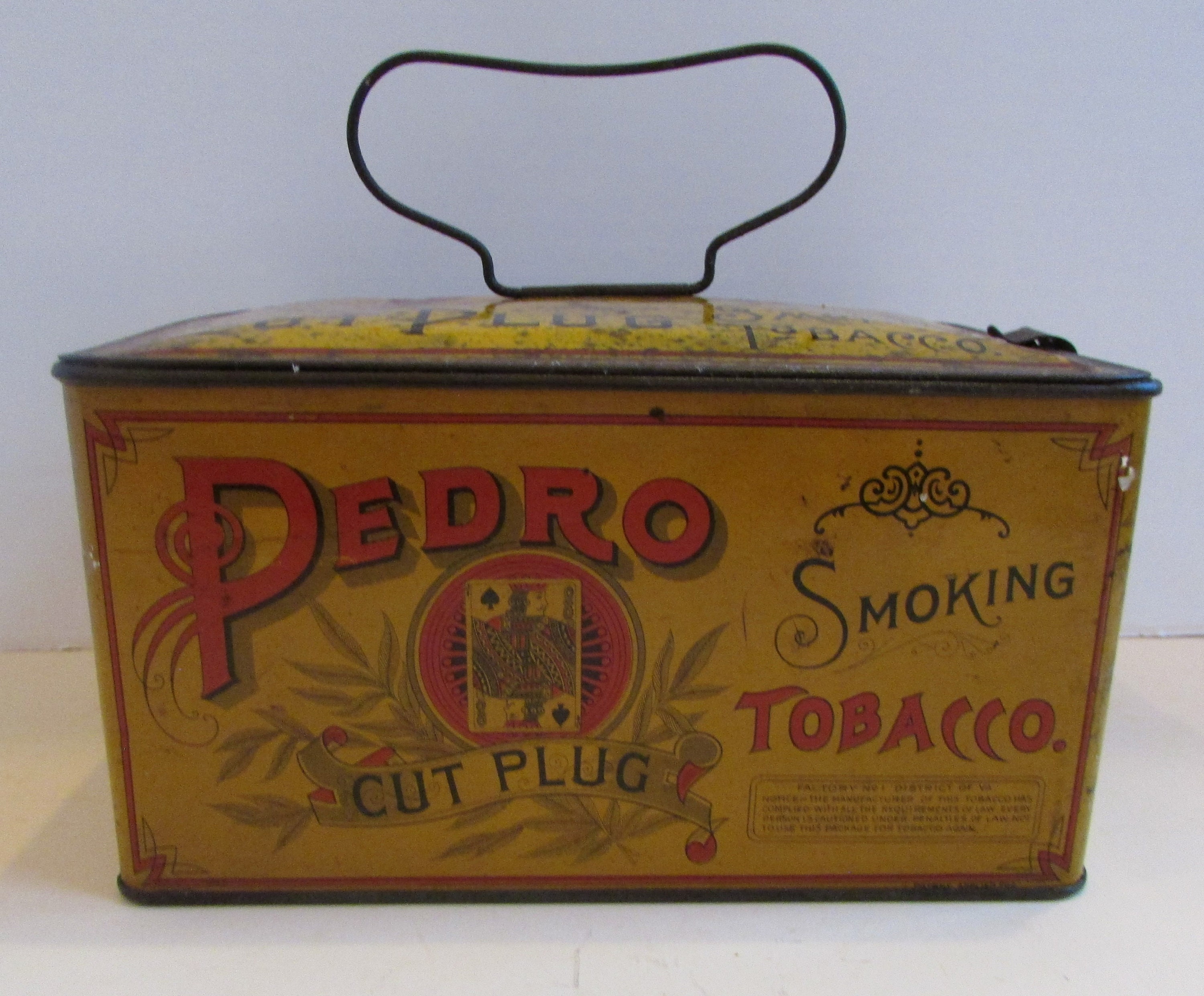 PEDRO Cut Plug Smoking Tobacco ブリキ缶 USA