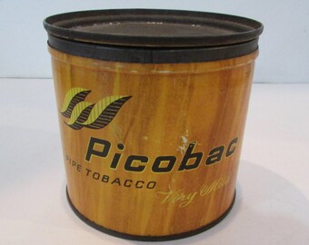 Vintage Picobac Pipe Tobacco Tin