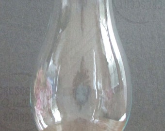 Vintage 8 1/2"Tall X 2 15/16" Fitter Glass Hurricane Chimney Shades